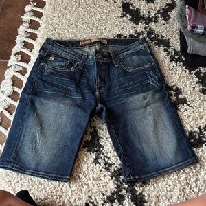 Big Star Alexa Low Rise Flare Jean shorts